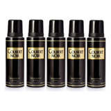 5 Desodorante Colbert Noir Masculino Original  250ml- Oferta