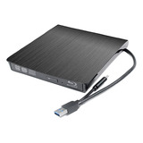 2 En 1 Usb-c Externo 6x Blu-ray Quemador De Unidad De Repro.