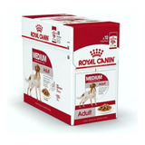 Royal Canin Medium Adult Pack X 10 Unidades De 140 g