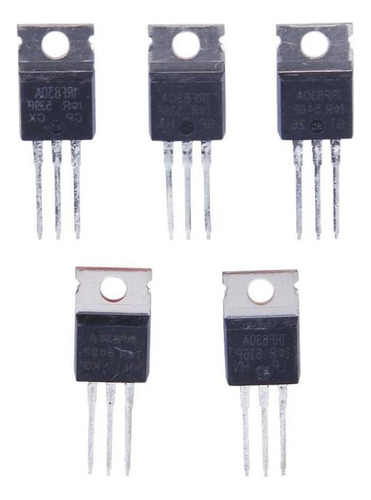 Mosfet De Potencia De Canal N De 5 Piezas (to-220ab) Irf830