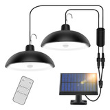 Pack 2 Lampara Solar Led Colgante 90lm/w Plafon + Control
