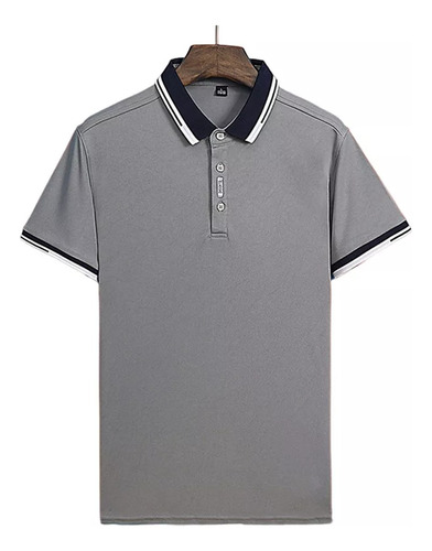 Playera Casual Moda Tipo Polo Súper Calidad Clazzic 201404 G