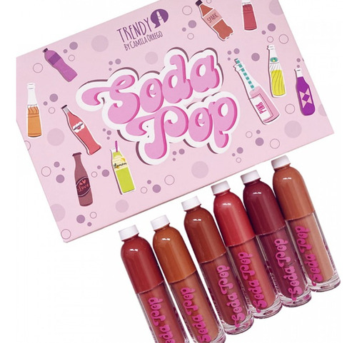 Kit X 6 Labiales Soda Pop Trendy