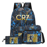 3 Piezas Mochilas De Cristiano Ronaldo 7