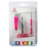 Kit Manicure Mundial Personal Colors 3 Pç Detalhes Silicone