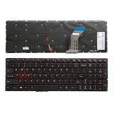 Teclado Retroiluminado Lxddp Para Lenovo Ideapad Y700, Negro