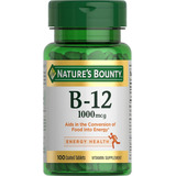 Vitamina B12 1000mcg Con 100 Tabletas Natures Bounty