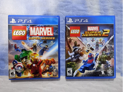 Juegos Físicos Lego Marvel Super Heroes 1 Y 2 Originales Ps4