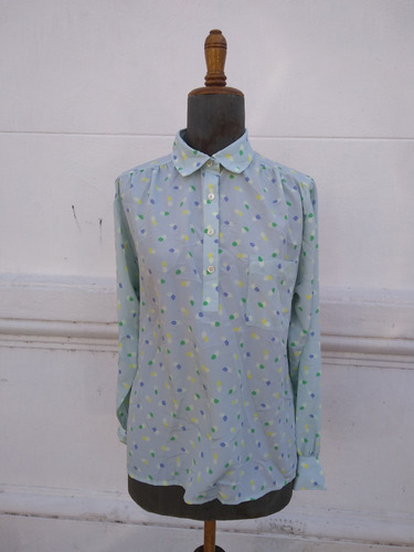 Camisa Blusa Hojitas Vintage