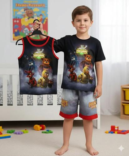 Disfraz Conjunto Para Niños, Playera Y Short Varios Modelos.