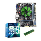 Kit Placa Mae H61 + Cpu I5 3470 3°g + Cooler + Memoria 8gb 