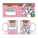 Plantillas Tazas Sublimacion Pascua-conejos-diseños