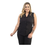 Conjunto Uniforme Social Colete E Calça  Plus Size