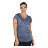 Remera Entrenamiento Puma Train Favorite Heather Cat Mujer E