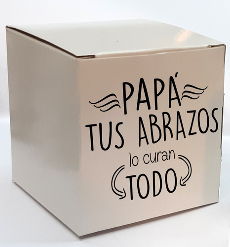 Caja Carton Blanco 10x10x10 Cm Personalizada Regalo Souvenir