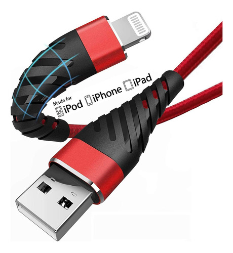 Cable De Carga Largo Para iPhone 11/11 Pro/11 Pro Max/xs/xs 