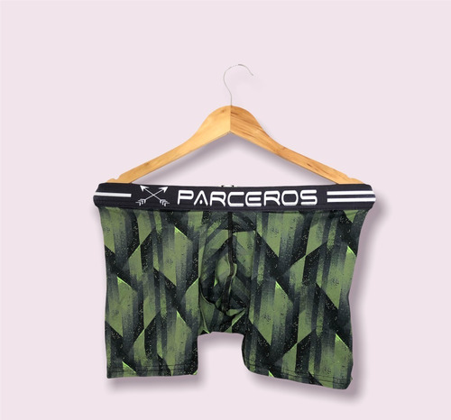 Lycra Deportiva Corta Para Hombre Verde