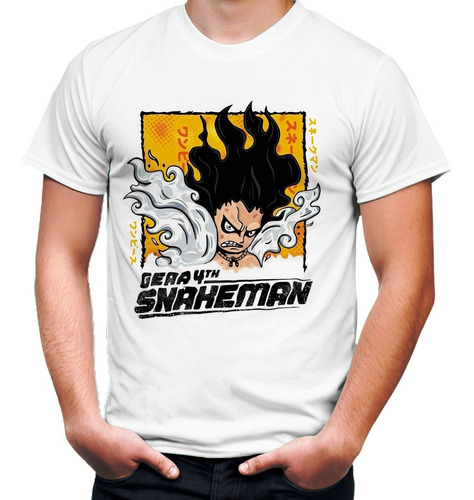 Playera Anime Manga One Piece Monkey D Luffy Gear 4 #1507