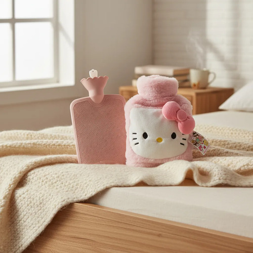 Peluche Compresa Sanrio Kuromi Agua Caliente Colicos 1 Litro