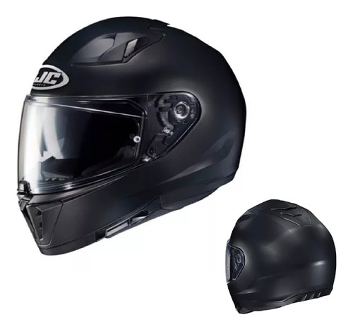 Casco Integral Hjc I70 Solido Semi Mate Semi Flat Black