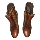 Botas De Cuero Marron Talle 38 - Excelente Estado