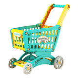 Carrito De Compras De Supermercado Para Niños, Verde