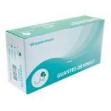 Guantes Descartables Uka Int Color Transparente Talle M De Vinilo X 100 Unidades