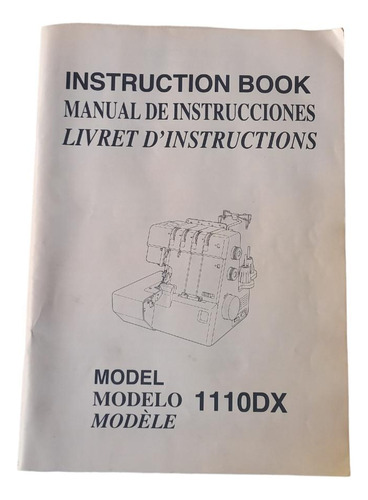 Manual De Instrucciones Máquina Overlock Janome 1110dx