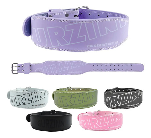 Cinturón De Levantamiento De Pesas De Cuero Unisex Fitness