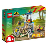 Lego Jurassic Park Fuga Do Velociraptor 137 Peças 76957