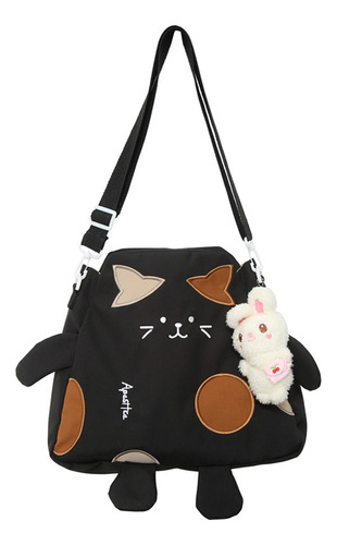 Lindo Bolso Bandolera Con Forma De Gato, Bolso De Hombro Kaw