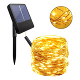 1pack 8 Modo Serie Luces Solares Exterior 100 Led 12 Meters