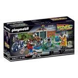 Playmobil Back To The Future Persecución Monopatin 80 Pzs