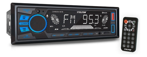 Autoestéreo Premium 1din Steelpro Bt/usb/sd/aux Carbon907b 