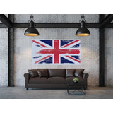 Poster Mural Tapiz Bandera Uk Vintage 100x150cm Kreatex