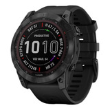 Relógio Smartwatch Garmin Fenix 7x Sapphire Solar - Preto