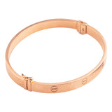 Brazalete Oro Rosa 14 Kilates. Oro Fino Joyería.