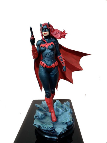 Figura 3d Bat Woman 30cms  Impresion Resina De Coleccion