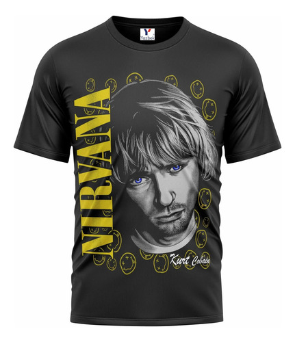 Playera Nirvana, Kurt Cobain 100% Algodón