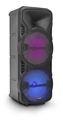 Parlante Bluetooth Crown Mustang 2x8  Luces Led