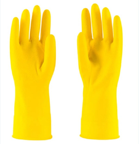 Guantes Multiuso Amarillo De Latex Par