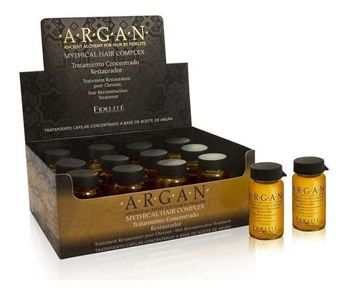 Caja X12 Ampollas Capilares Fidelite Mythical Argan 15ml