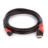 Cabo Micro Hdmi Para Hdmi 2.0 Ultra Hd, 4k, 3d, Com 2 Metros