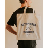 Bolsa Tela Lienzo Tote Bag Harry Potter Gryffindor Quidditch