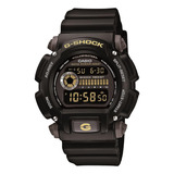 Reloj Casio Dw9052-1ccg Men's 'g-shock' De Cuarzo De Resin Color De La Correa Negro Color Del Bisel Bisel Función E Color Del Fondo Negro