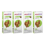 04 Bravecto Cães De 10 A 20kg 500mg Antipulgas E Carrapatos