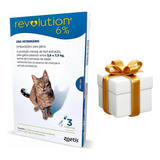 3un Revolution Original Antipulgas De Gato 6% 2,6 A 7,5kg Nf