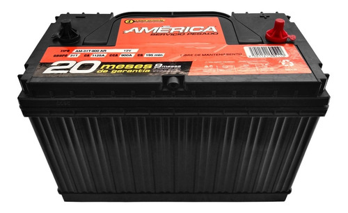 Bateria America Servicio Pesado Modelo: Am-31t-900, 12 Volts