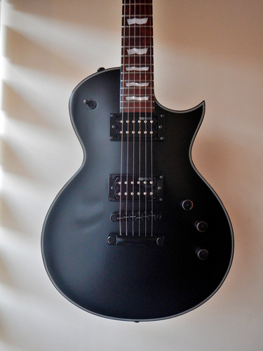 Guitarra Esp Ltd Ec-258 Lec258blks - Negro Satinado