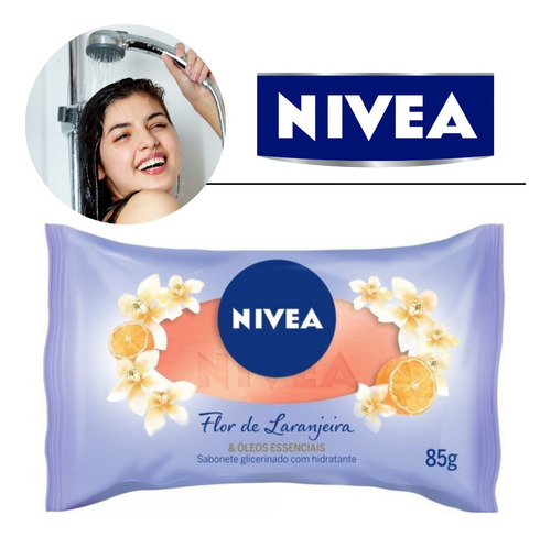 Sabonete Nivea Flor De Laranjeira Hidratante Em Barra Corpo